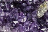 Purple Amethyst Geode On Metal Stand - Uruguay #368771-1